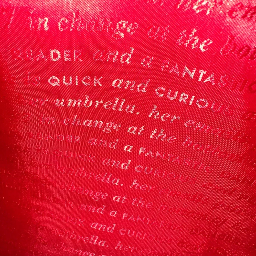 Kate Spade Checkered Laptop Bag with Red Storybook Lining